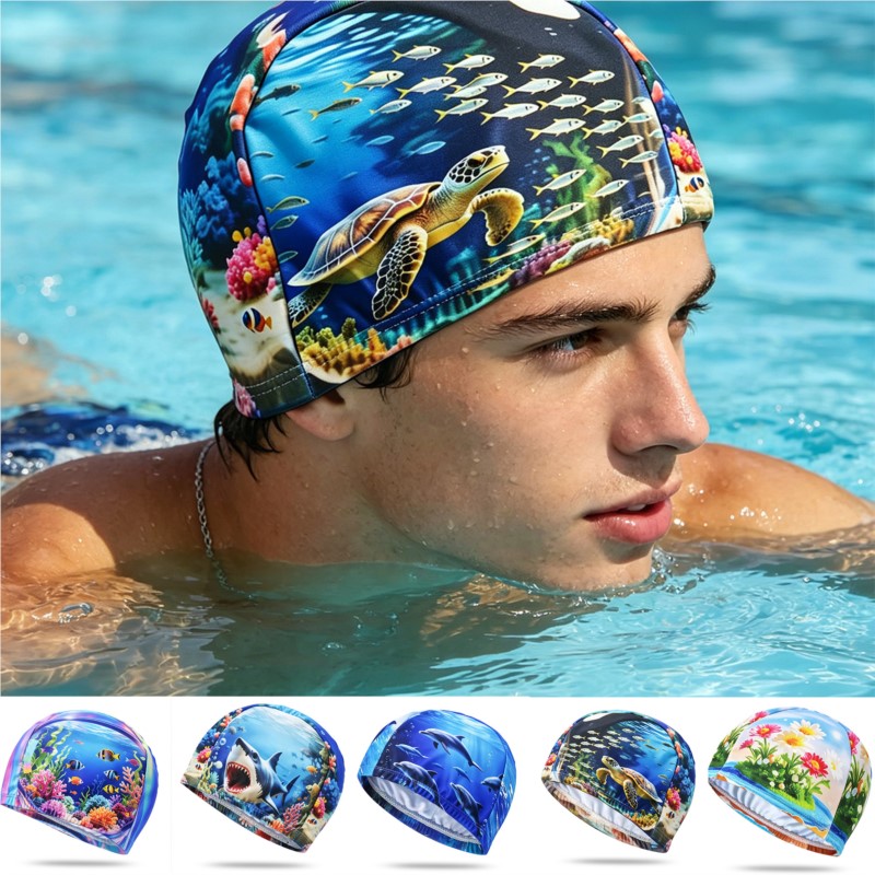컴팩트한 휴대용 성인 수영모, 여행, 휴가, 워터파크, - Aquatic Sports Activities 리뷰 및 가격